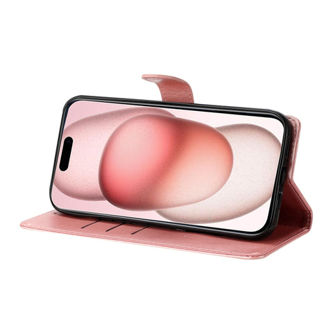 Eleganten etui ovitek za Samsung iPhone 16 Pro, Metulji, Pink