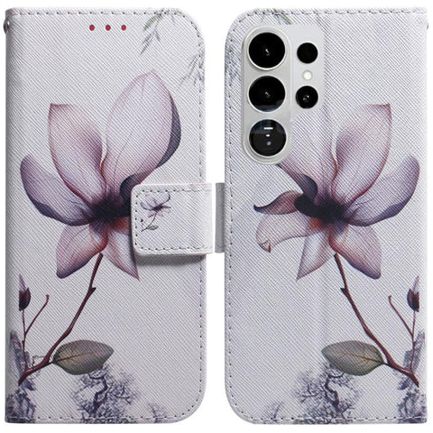Eleganten etui ovitek za Samsung S26 Ultra, Magnolija