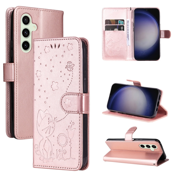 Eleganten etui ovitek za  Samsung S24+ / S25+, Mucek, Rose Gold