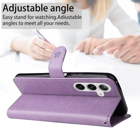 Eleganten etui ovitek za  Samsung S24+ / S25+, Mucek, Vijoličen