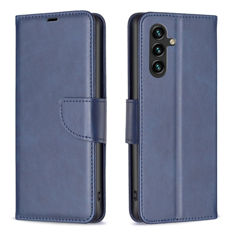 Eleganten ovitek etui iz umetnega usnja za Samsung A36 / A37 / A56, Moder