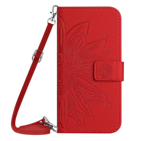 Eleganten ovitek etui za Samsung A36 / A37 / A56, Sončnica, Rdeč