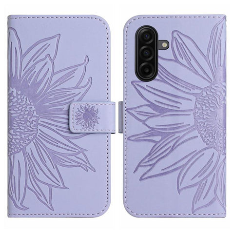 Eleganten ovitek etui za Samsung A36 / A37 / A56, Sončnica, Vijoličen