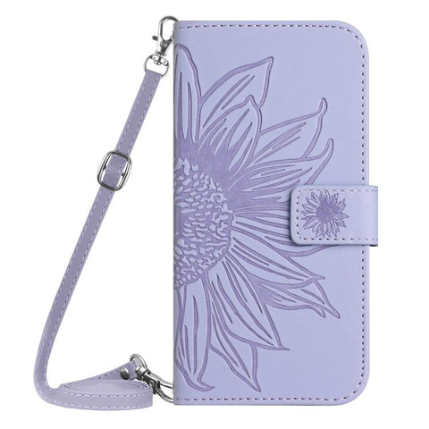 Eleganten ovitek etui za Samsung A36 / A37 / A56, Sončnica, Vijoličen