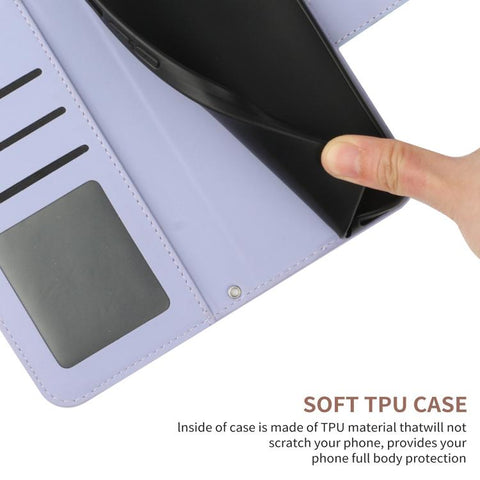 Eleganten ovitek etui za Samsung A36 / A37 / A56, Sončnica, Vijoličen