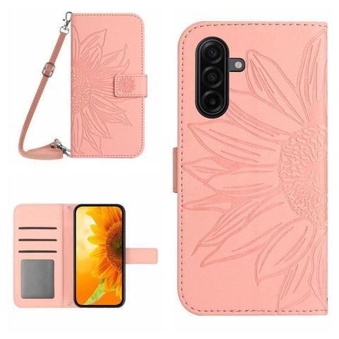 Eleganten ovitek etui za Samsung A36 / A37 / A56, Sončnica, Pink