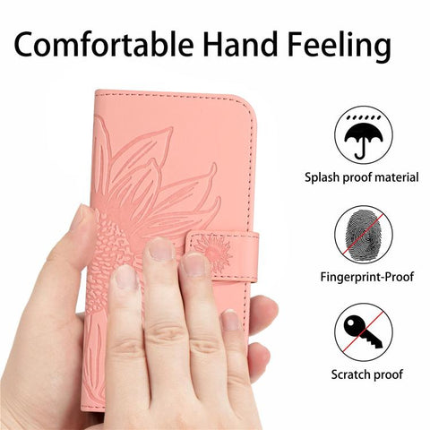 Eleganten ovitek etui za Samsung A36 / A37 / A56, Sončnica, Pink