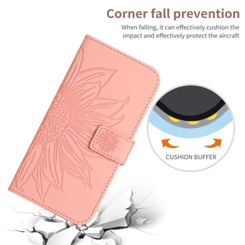 Eleganten ovitek etui za Samsung A36 / A37 / A56, Sončnica, Pink