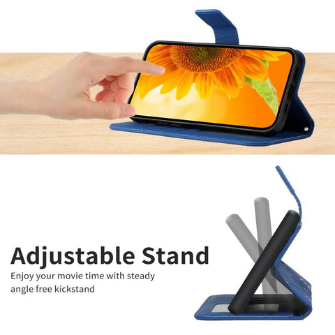 Eleganten ovitek etui za Samsung A36 / A37 / A56, Sončnica, Moder
