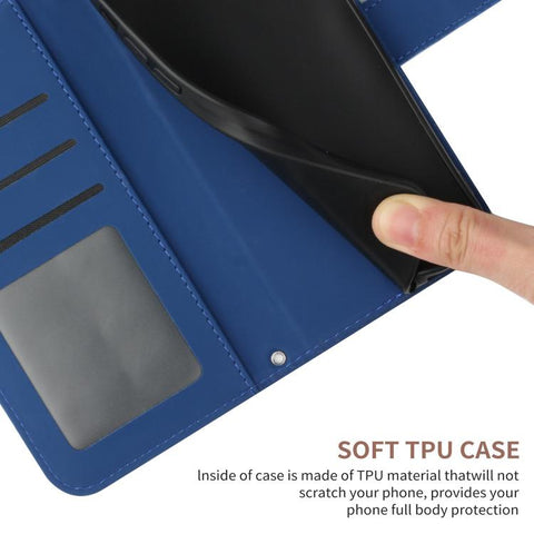 Eleganten ovitek etui za Samsung A36 / A37 / A56, Sončnica, Moder