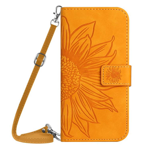 Eleganten ovitek etui za Samsung A36 / A37 / A56, Sončnica, Oranžen