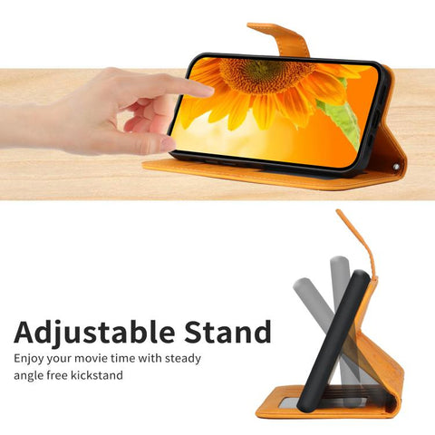 Eleganten ovitek etui za Samsung A36 / A37 / A56, Sončnica, Oranžen