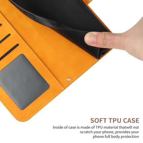 Eleganten ovitek etui za Samsung A36 / A37 / A56, Sončnica, Oranžen