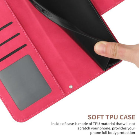 Eleganten ovitek etui za Samsung A36 / A37 / A56, Sončnica, Svetlo rdeč