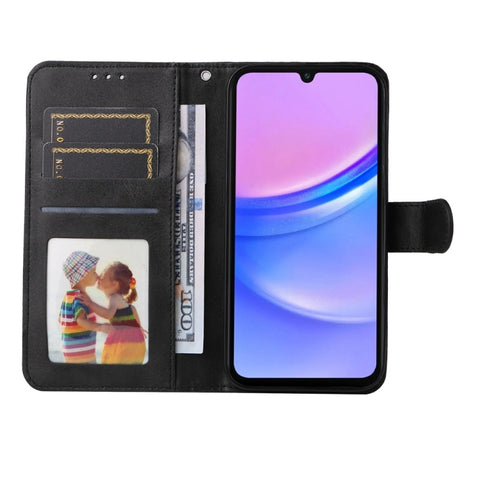 Eleganten etui ovitek za Samsung A26 / A16 in A17, Črn
