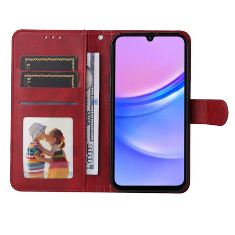 Eleganten etui ovitek za Samsung A26 / A16 in A17, Rdeč