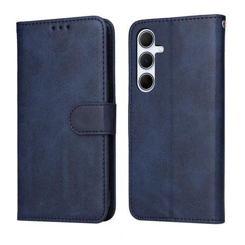 Eleganten ovitek etui iz umetnega usnja za Samsung A36 in A56, Moder