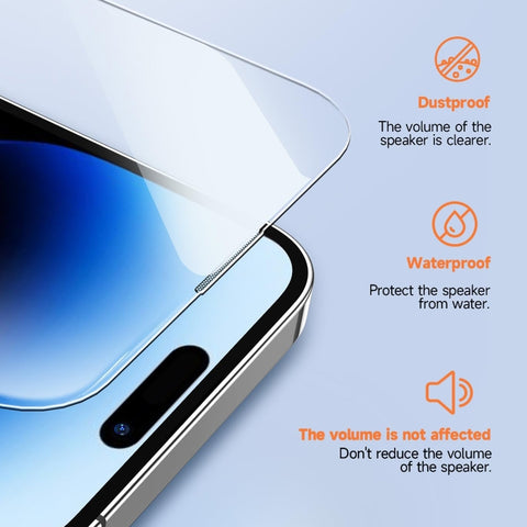 For iPhone 13 / 13 Pro LK Easy Install HD Tempered Glass Film(Black)
