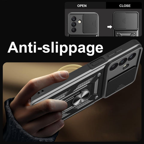 Hybrid Armor ovitek za Samsung A26, Črn