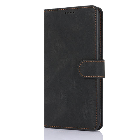 Eleganten ovitek etui iz umetnega usnja za Samsung A36 5G, Črn