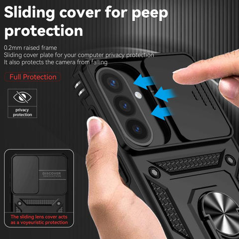 Hybrid Armor ovitek za Samsung A57, Črn