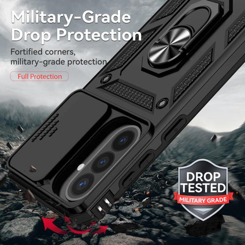 Hybrid Armor ovitek za Samsung A57, Črn