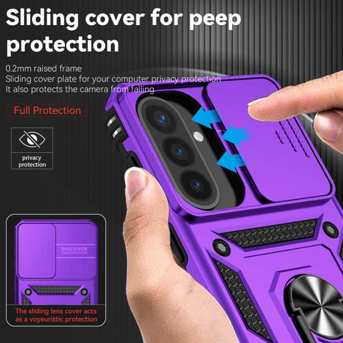 Hybrid Armor ovitek za Samsung A57, Vijoličen
