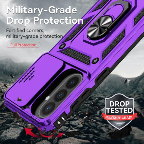 Hybrid Armor ovitek za Samsung A57, Vijoličen
