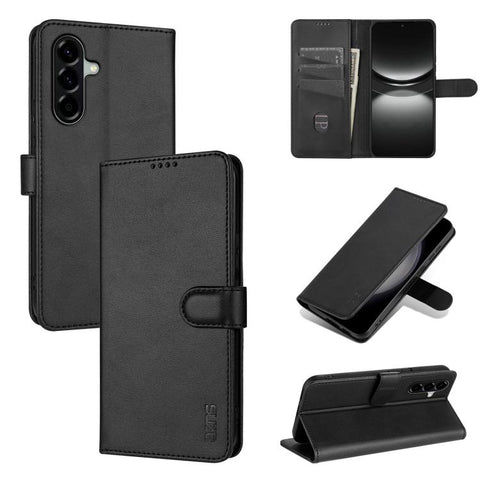 Eleganten ovitek etui za Samsung A57, Črn
