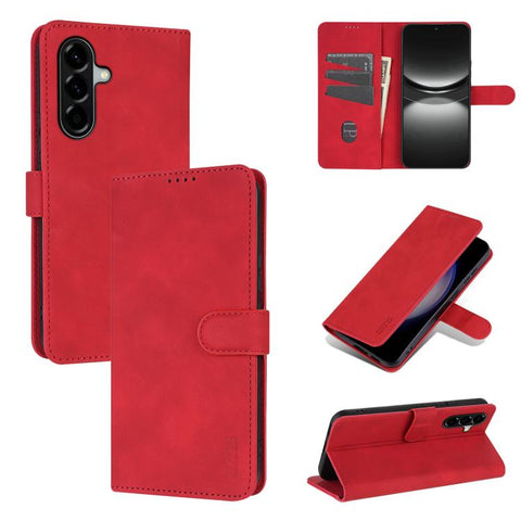 Eleganten ovitek etui za Samsung A57, Rdeč