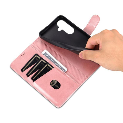 Eleganten ovitek etui za Samsung A57, Rose Gold