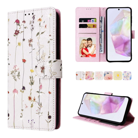 Eleganten etui ovitek za  Samsung A16, A17 in A26, Cvetlice