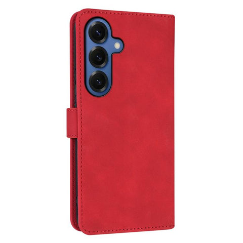 Eleganten ovitek etui iz umetnega usnja za Samsung S26 Plus, Rdeč
