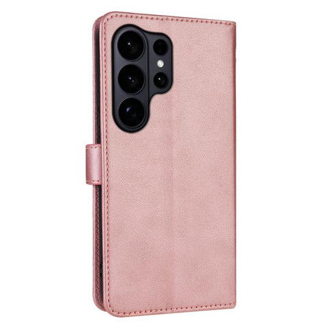 Eleganten ovitek etui iz umetnega usnja za Samsung S26 Ultra, Rose Gold