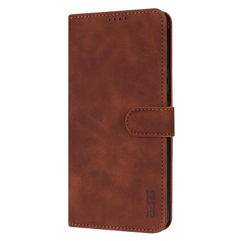 Eleganten ovitek etui iz umetnega usnja za Samsung S26 Ultra, Rjav