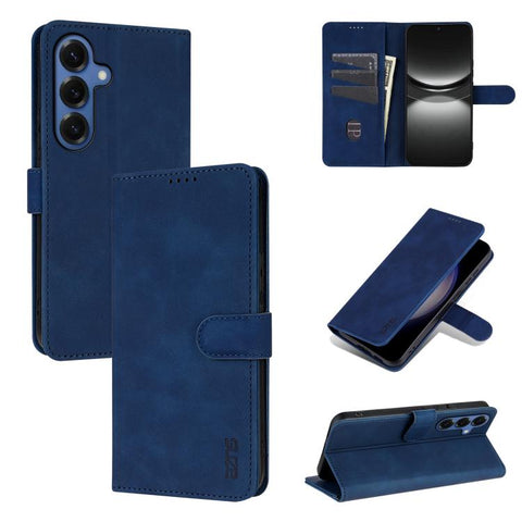 Eleganten ovitek etui iz umetnega usnja za Samsung S26, Moder