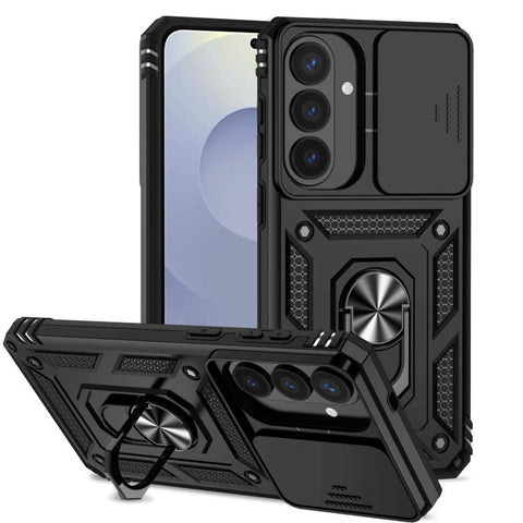 Hybrid Armor ovitek za Samsung S26 Plus, Črn