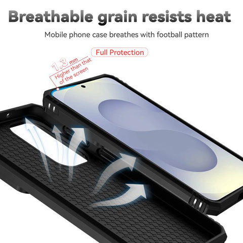 Hybrid Armor ovitek za Samsung S26 Plus, Črn