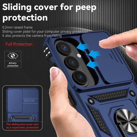 Hybrid Armor ovitek za Samsung S26 Plus, Moder