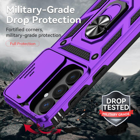 Hybrid Armor ovitek za Samsung S26 Plus, Vijoličen
