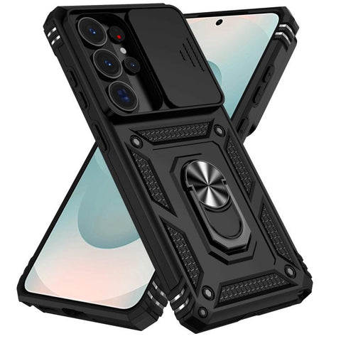 Hybrid Armor ovitek za Samsung S26 Ultra, Črn