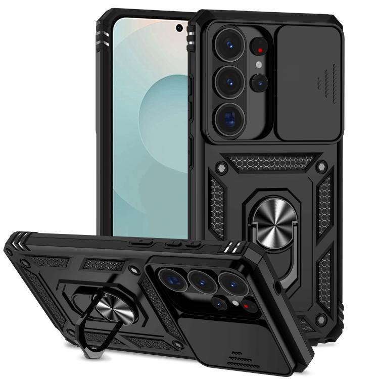 Hybrid Armor ovitek za Samsung S26 Ultra, Črn