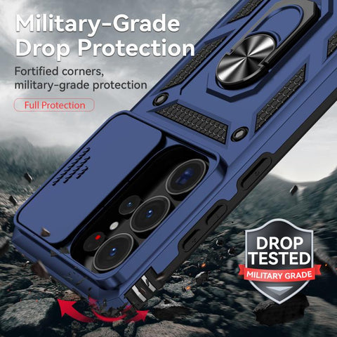Hybrid Armor ovitek za Samsung S26 Ultra, Moder