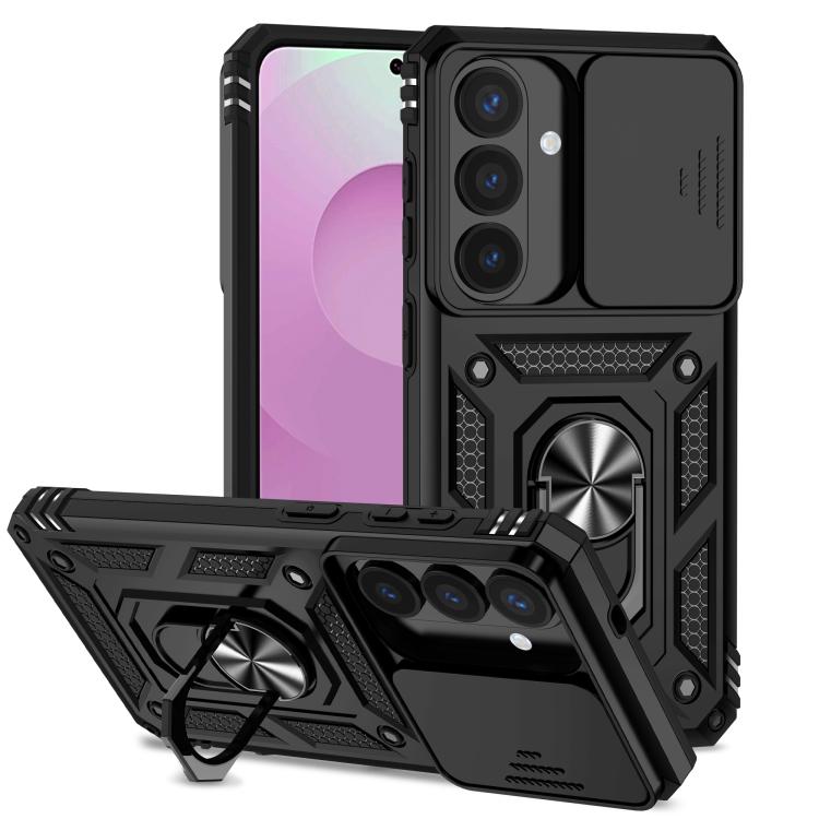 Hybrid Armor ovitek za Samsung S26, Črn