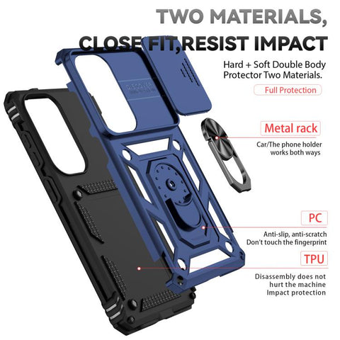 Hybrid Armor ovitek za Samsung S26, Moder