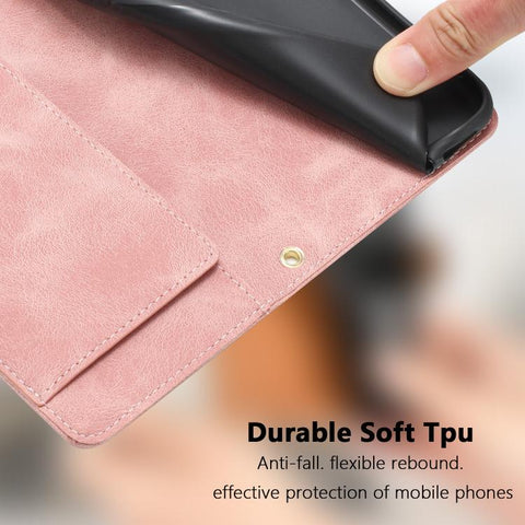 Eleganten etui ovitek za  Samsung A56 5G, Tulipani, Pink