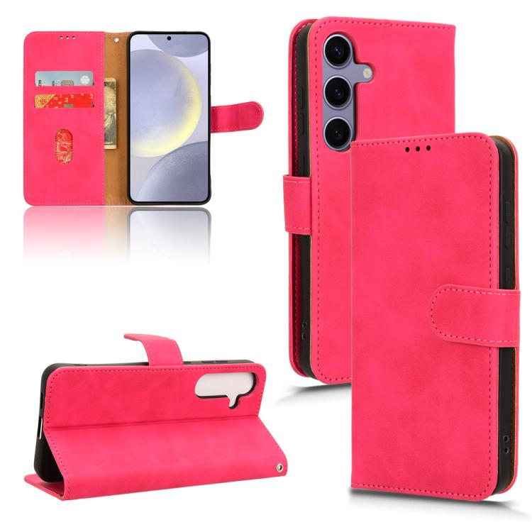 Eleganten etui ovitek za  Samsung S24+ / S25+, Rose Red