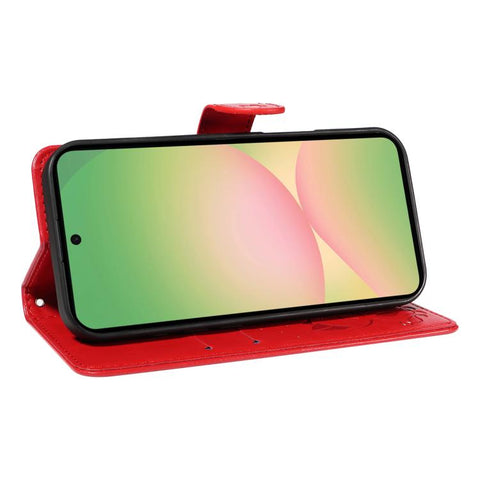 Eleganten ovitek etui za Samsung A57, Mucek, Rdeč