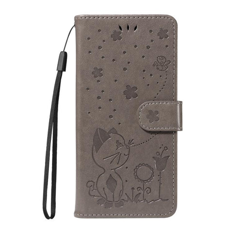Eleganten ovitek etui za Samsung A57, Mucek, Siv