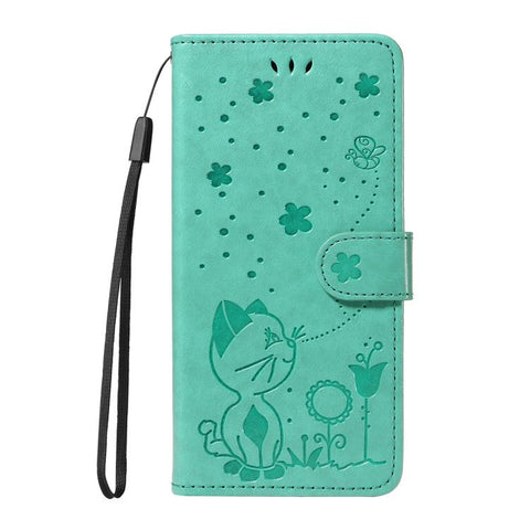 Eleganten ovitek etui za Samsung A57, Mucek, Zelen